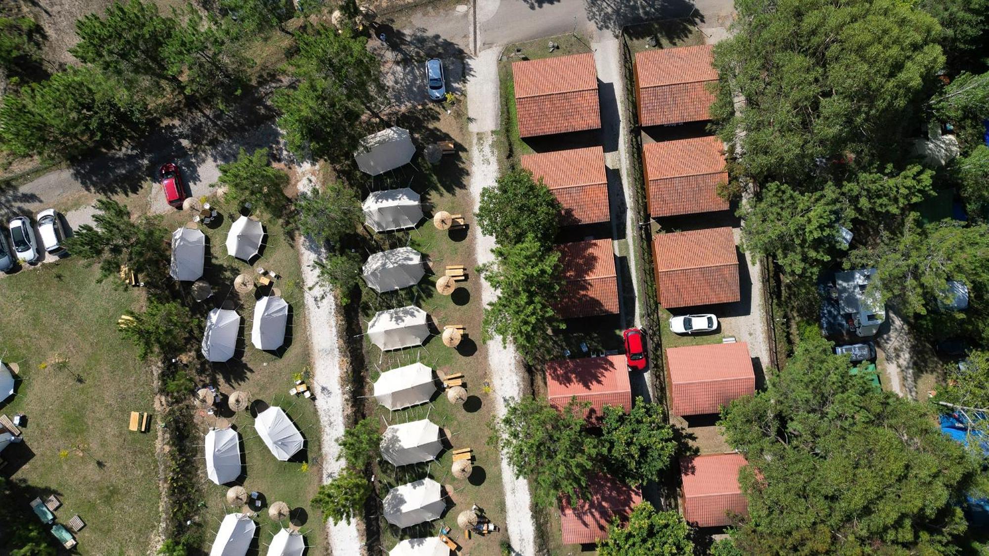 Camping Rural Ria De Arosa 2 Ribeira Luaran gambar